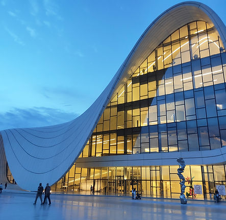 Modern Curved Building