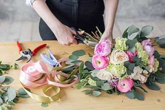 Florist at work