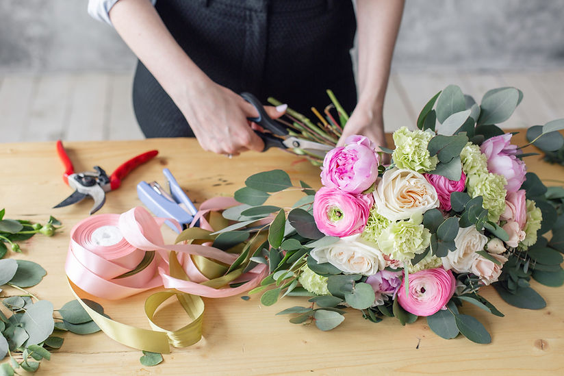 Florist at work