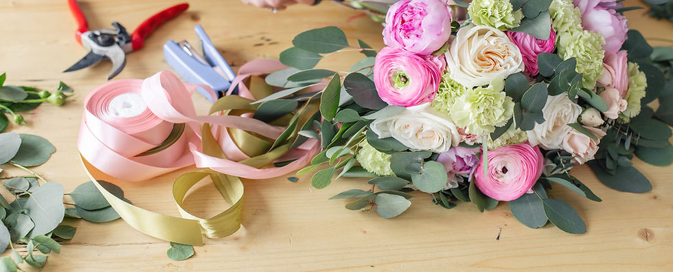 Florist at work