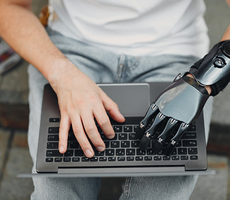Prosthetic Hand Typing