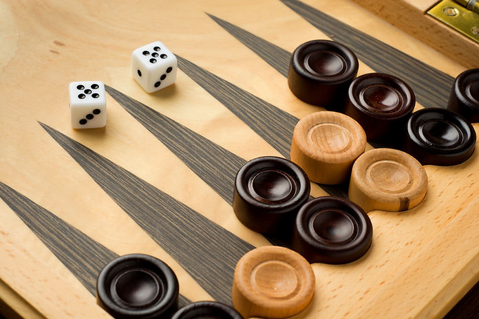 Configuration du jeu de backgammon