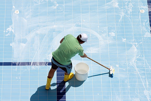 Nettoyage du fond de piscine