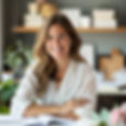 Smiling Woman Indoors