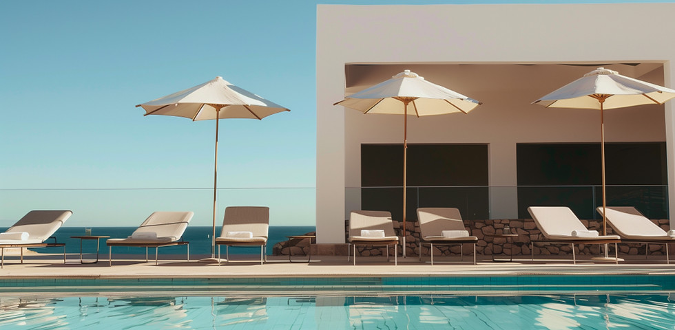 Poolside Lounge Area