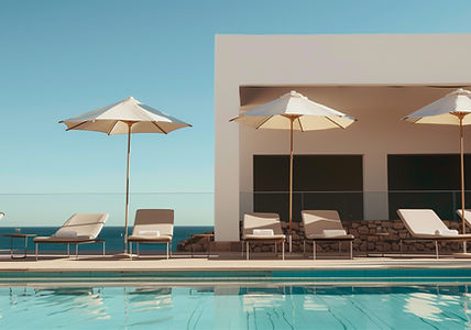 Poolside Lounge Area