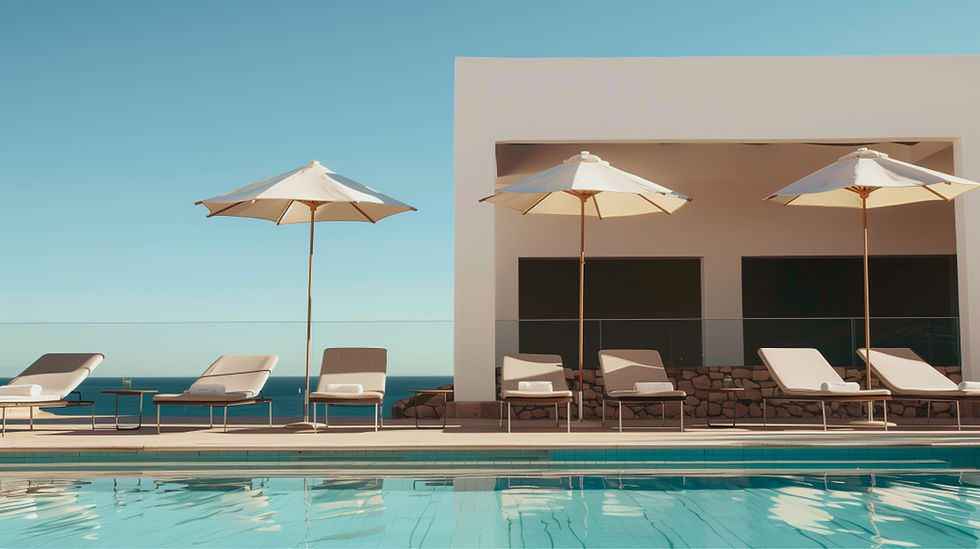 Poolside Lounge Area