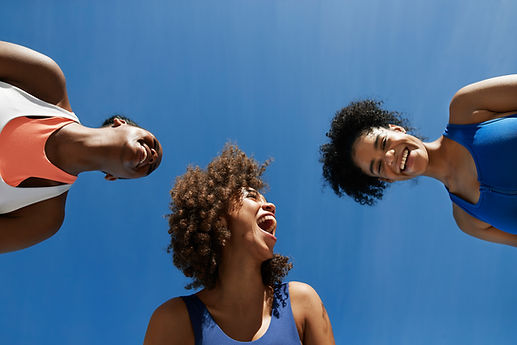Women Laughing Outdoors