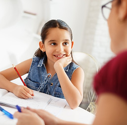 Helping Kid With Homework