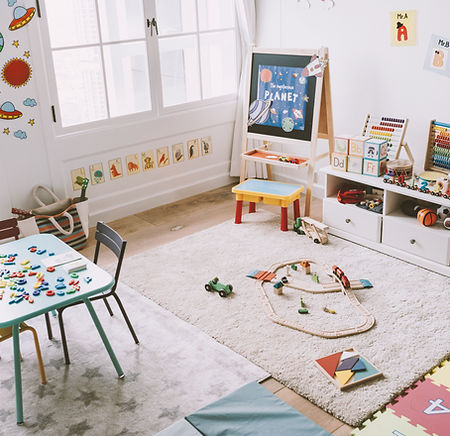Colorful Playroom Decor