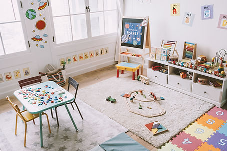 Colorful Playroom Decor