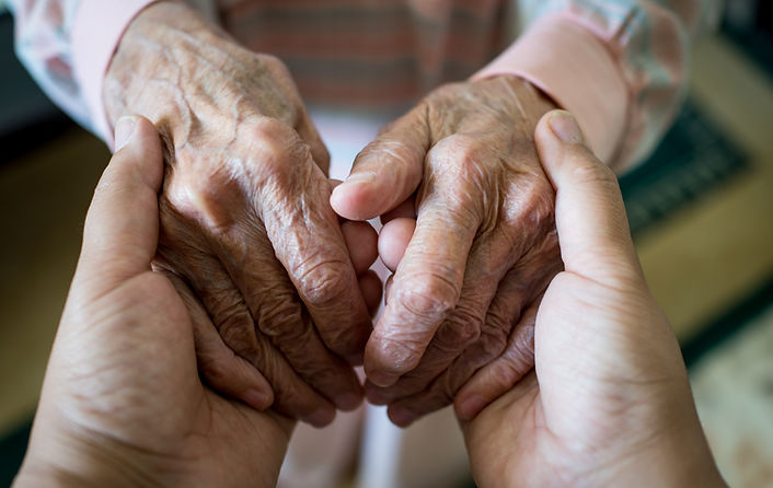 Young Hands Holding Old Hands