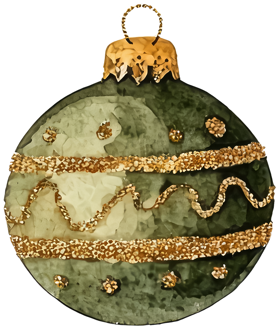 Green Christmas Ornament