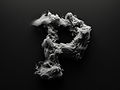 P formed by smoke