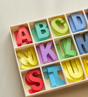 Colorful Alphabet Letters
