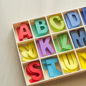 Colorful Alphabet Letters