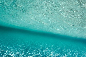 Vue des vagues sous-marines