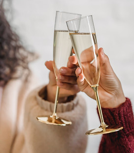 Toasting Champagne Glasses
