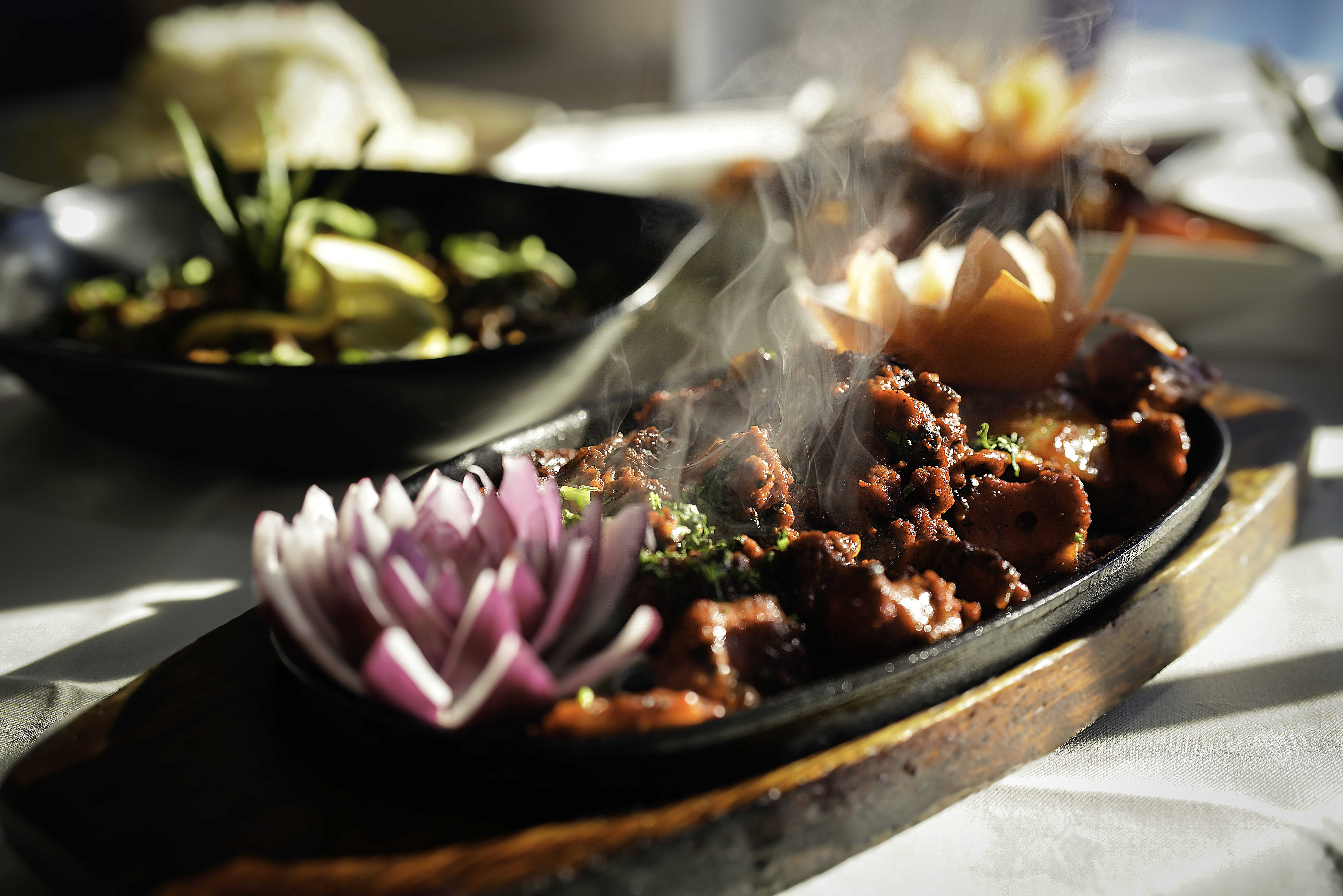 Arranged Food and Objects