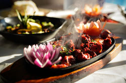 Sizzling Food Plate
