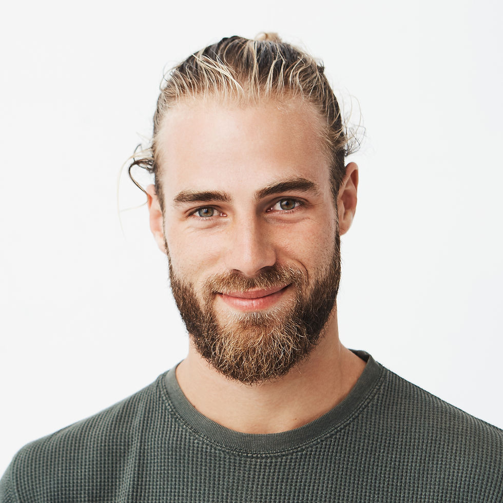 Blond and Bearded