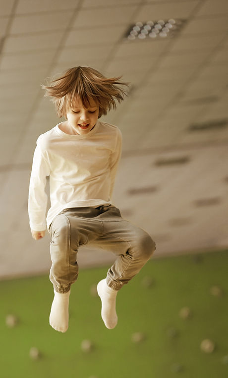 Little Boy Jumping