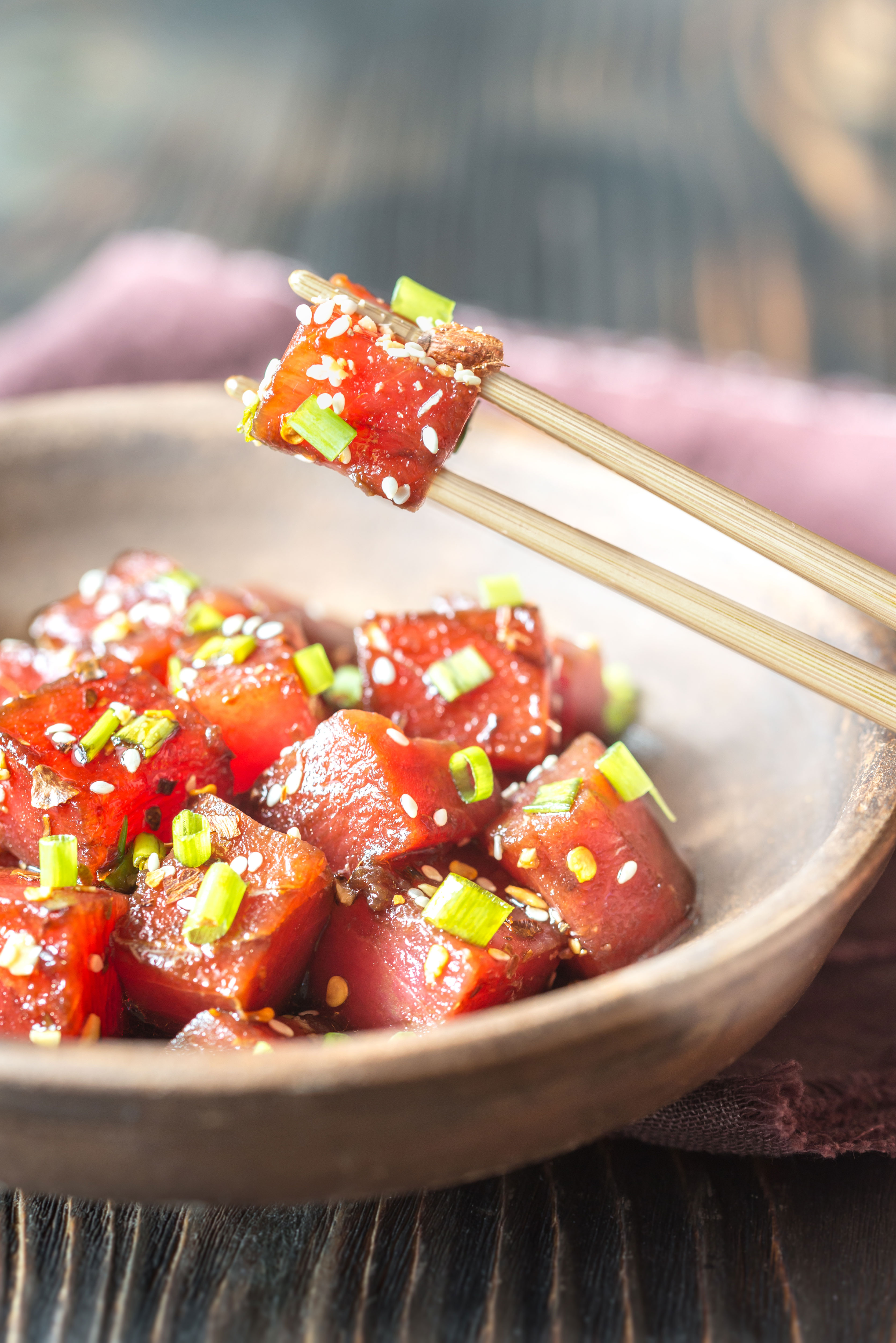 Arranged Food and Objects