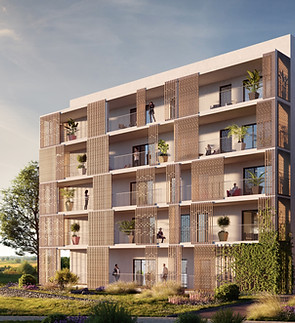 アパートのレンダリング