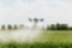 Drone Spraying Crops