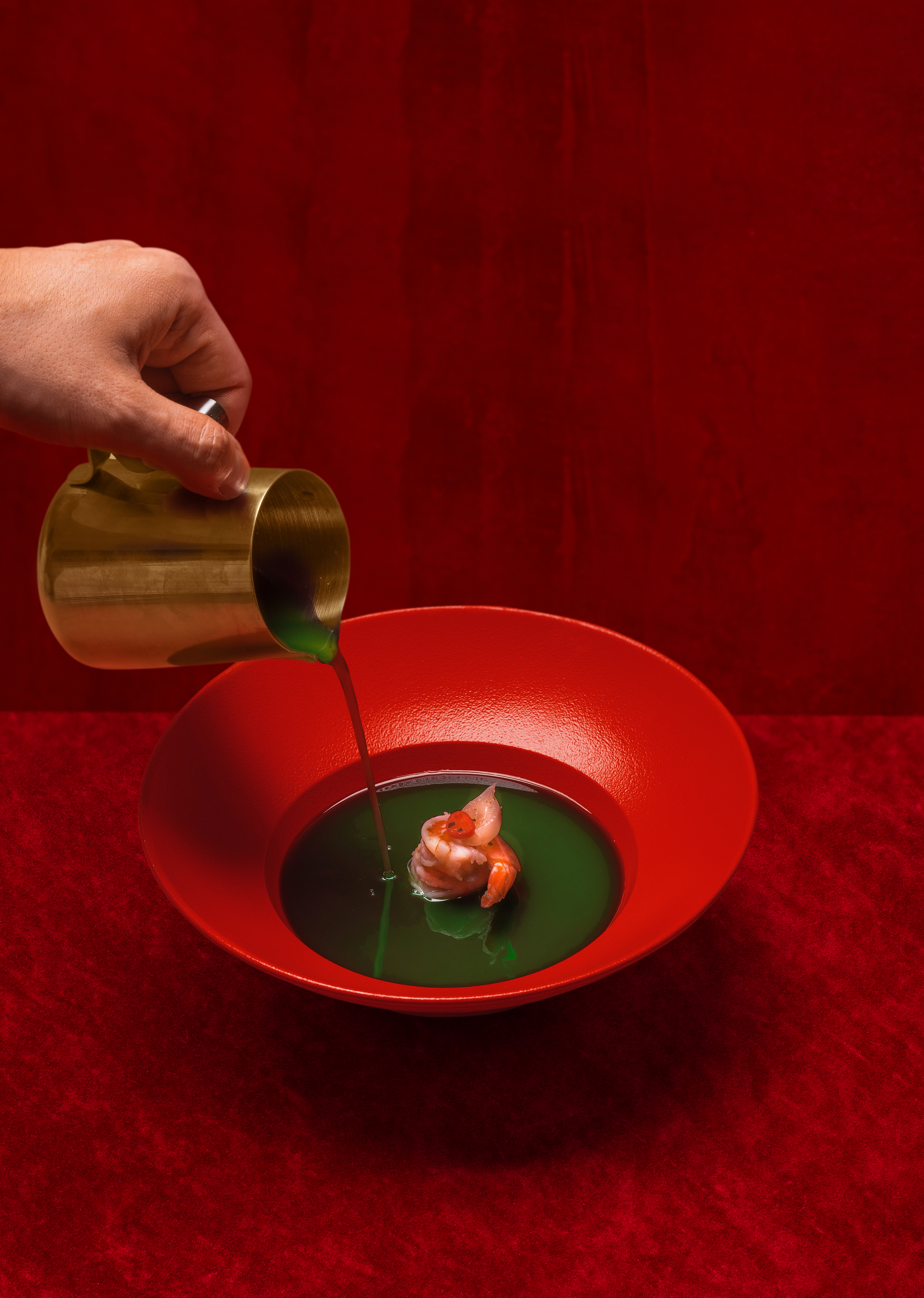 Arranged Food and Objects