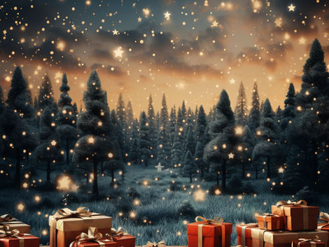 Elegant winter spa gift boxes arranged with minimalist detail, representing the art of personalized gifting and emotional connection in professional spa experiences.