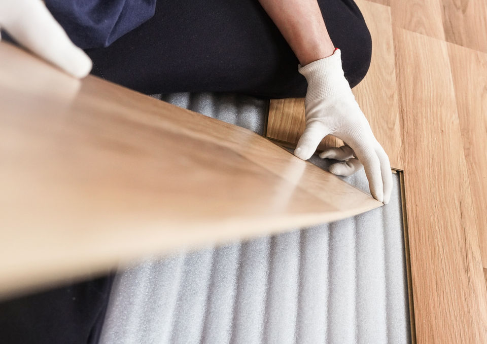 Instalación de piso laminado