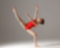 Young Gymnast in Red
