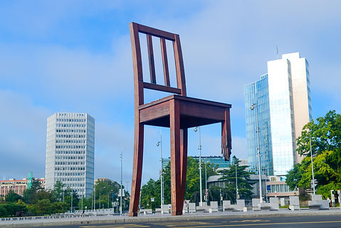 Giant chair statue