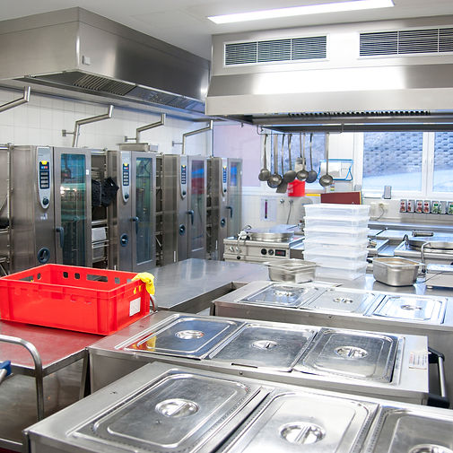 Large commercial kitchen