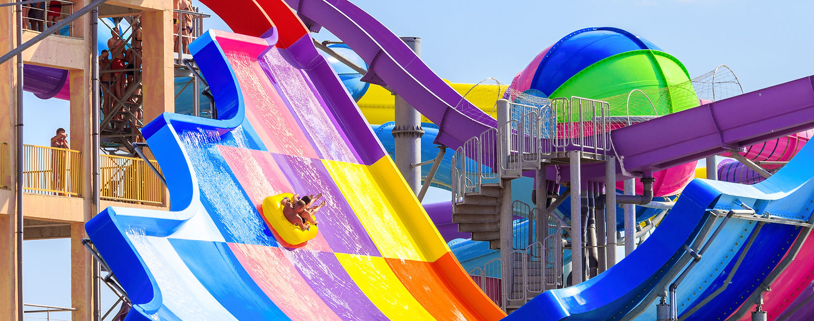 Colorful Water Slide