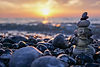 Dolhareubang with Sunset