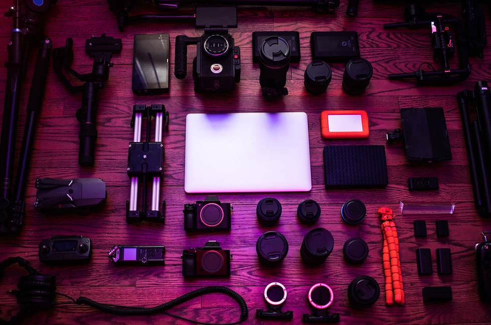 Photographer's Equipment Set