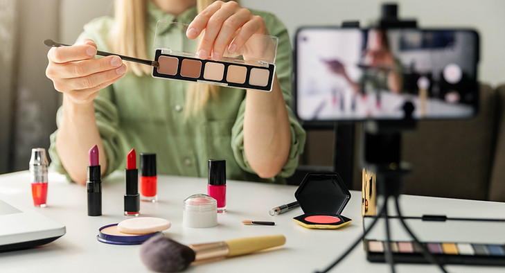Enregistrement des vidéos de maquillage