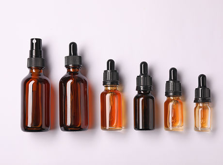 Bottles of Essential Oil