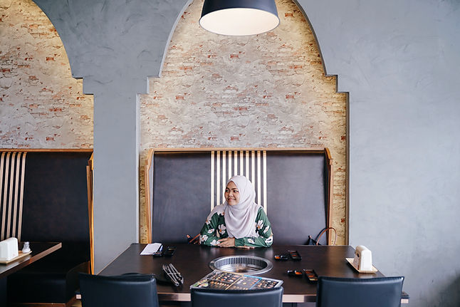wanita dangan hijab