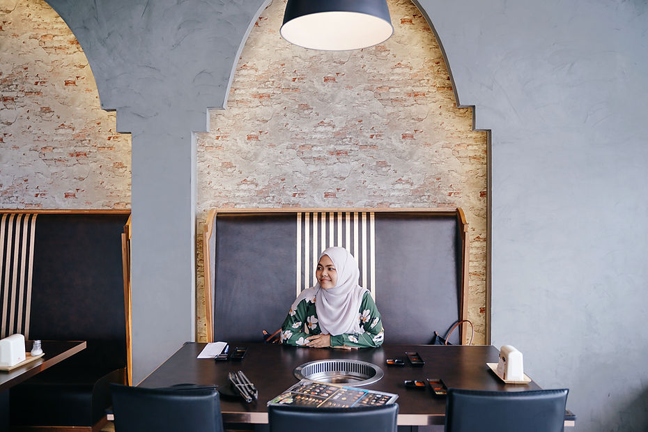 wanita dangan hijab