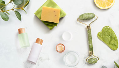 Spa Essentials Flatlay