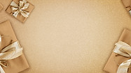 Golden Gift Boxes
