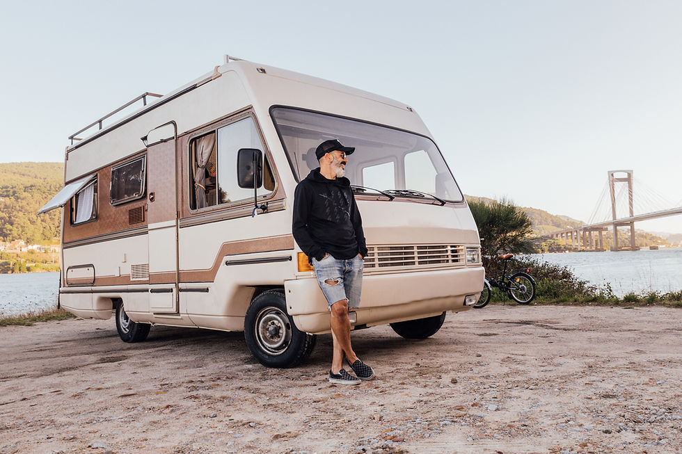Man with Campervan