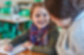 Girl with Teacher