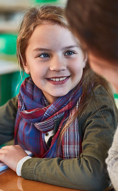 Girl with Teacher