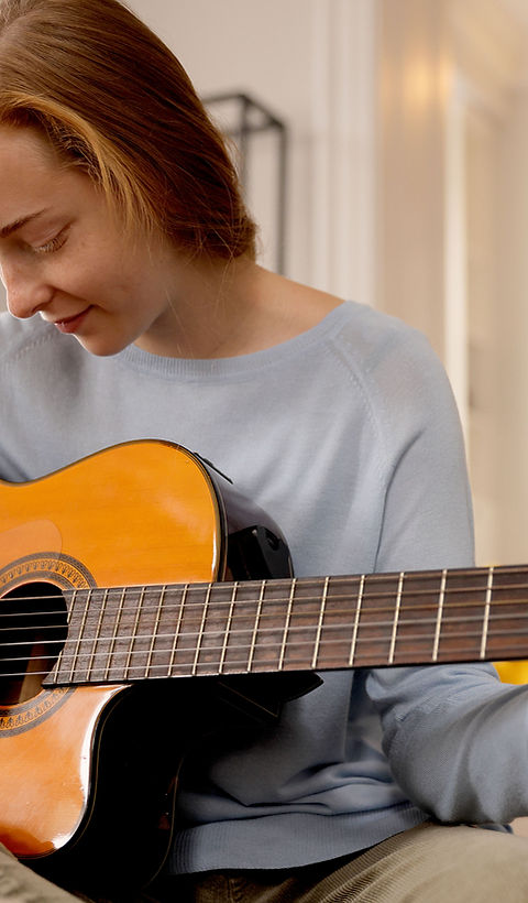 Practicing Guitar