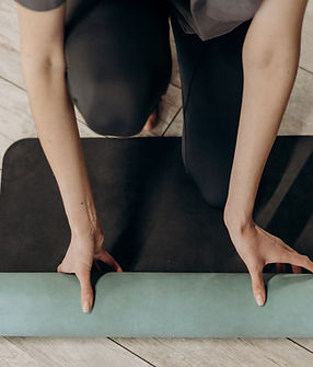 Tapis de yoga à roulettes