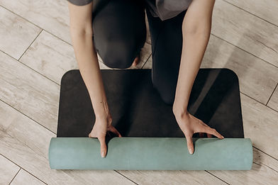 Esterilla de yoga rodante